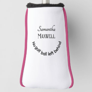 ゴルフおもしろいジョークミニマルエレガント名前をカスタムする ゴルフヘッドカバー