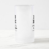 ゴルフおもしろいジョーク19番ホールビアマグギフト男性へ フロストグラスビールジョッキ (中央)