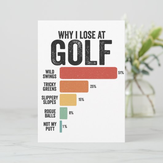 ゴルフおもしろいスポーツ私がゴルフのゲームレトロで負ける理由 サンキューカード (スタンド正面)