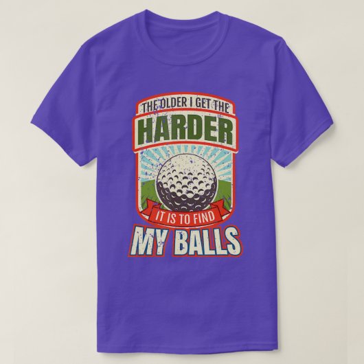 ゴルフおもしろいス男性へプおもしろいゴルファー Tシャツ (デザイン正面)