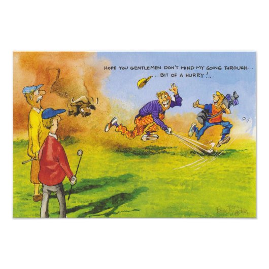 ゴルフおもしろいチェース フォトプリント            (正面)