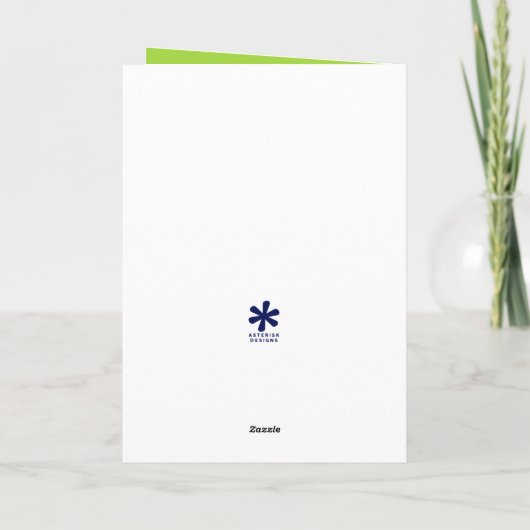 ゴルフおもしろいテーマのゴルファーのための誕生日カード カード (裏面)