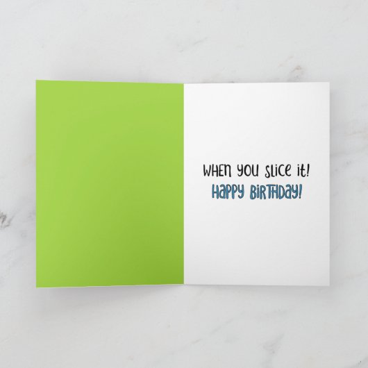 ゴルフおもしろいテーマのゴルファーのための誕生日カード カード (内部)