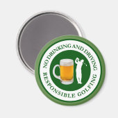 ゴルフおもしろいテーマ マグネット (正面/裏面)