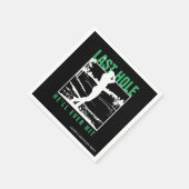 ゴルフおもしろいバチュラーパーティラストホール彼が今まで打つ スタンダードカクテルナプキン (角)