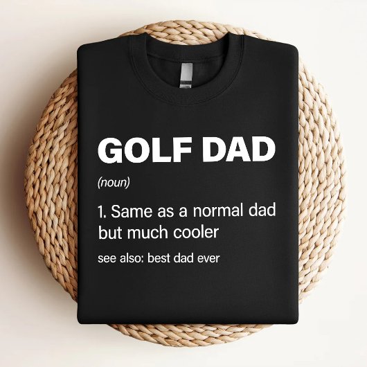 ゴルフおもしろいパパ定義 Tシャツ