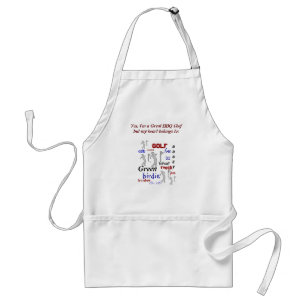 ゴルフおもしろいファンのBBQシェフ スタンダードエプロン