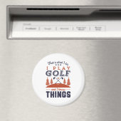 ゴルフおもしろいプレーヤーゴルファー私が知っ遊ているゴルフ マグネット (インサイチュ (食洗機))