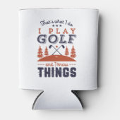 ゴルフおもしろいプレーヤーゴルファー私が知っ遊ているゴルフ 缶クーラー (正面)