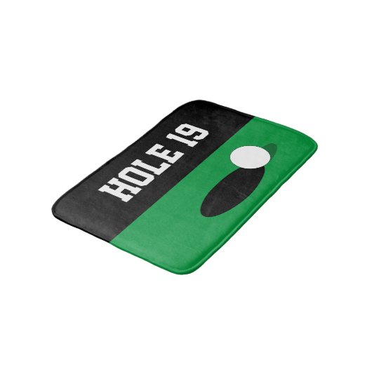 ゴルフおもしろいプレーヤー用の穴19グリーンパットバスマット バスマット (アングル)