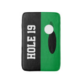 ゴルフおもしろいプレーヤー用の穴19グリーンパットバスマット バスマット (正面縦)