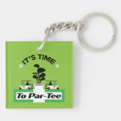 ゴルフおもしろいプロのゴルフ狂信的スポーツ キーホルダー (裏面)