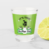 ゴルフおもしろいプロのゴルフ狂信的スポーツ ショットグラス (正面)