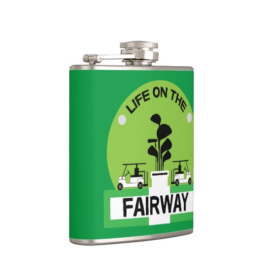 ゴルフおもしろいプロのゴルフ狂信的スポーツ フラスク (右)