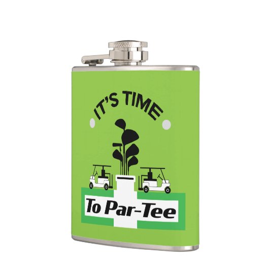 ゴルフおもしろいプロのゴルフ狂信的スポーツ フラスク (左)