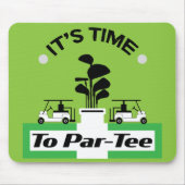 ゴルフおもしろいプロのゴルフ狂信的スポーツ マウスパッド (正面)