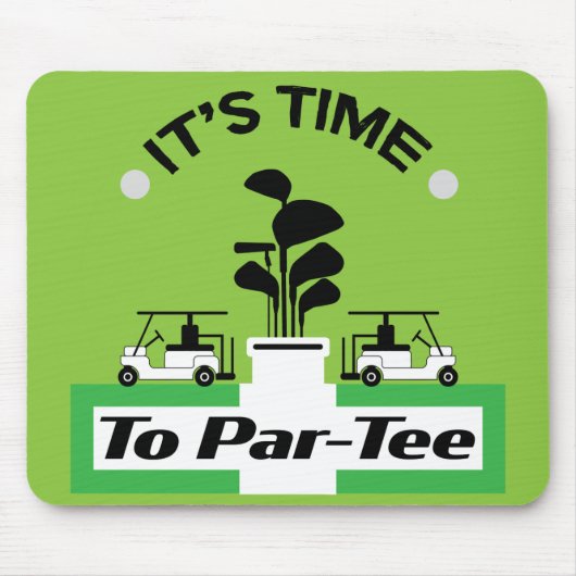ゴルフおもしろいプロのゴルフ狂信的スポーツ マウスパッド (正面)