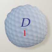 ゴルフおもしろいボールのディンプル丸い枕 ラウンドクッション (裏面)