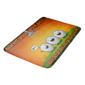 ゴルフおもしろいボールのバスルームを洗浄 バスマット (アングル)