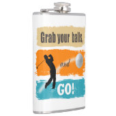ゴルフおもしろいボールをグラブID466 フラスク (右)
