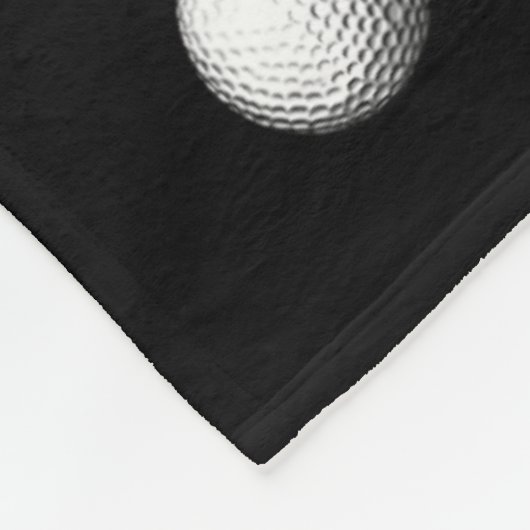 ゴルフおもしろいボールクリスマスツリークリスマスゴルフラブ フリースブランケット (角)