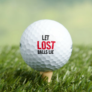 ゴルフおもしろいボ失ったールをボールに置く ゴルフボール