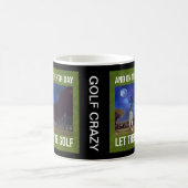 ゴルフおもしろいマグ コーヒーマグカップ (中央)