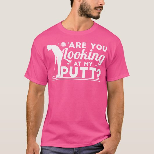 ゴルフおもしろいメンズゴルフユーモアゴルファー Tシャツ (正面)