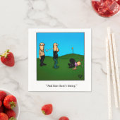 ゴルフおもしろいユーモアナプキン スタンダードカクテルナプキン (インサイチュ)