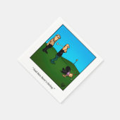 ゴルフおもしろいユーモアナプキン スタンダードカクテルナプキン (角)