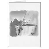 ゴルフおもしろいユーモア空白のグリーティングカード (正面)