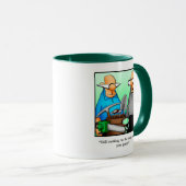 ゴルフおもしろいユーモア「ラフ・スポット」マグカップ マグカップ (正面右)