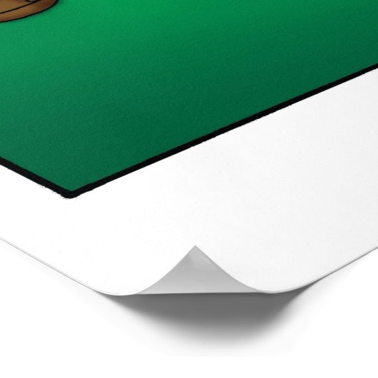 ゴルフおもしろいユーモスポスターギフト ポスター (角)