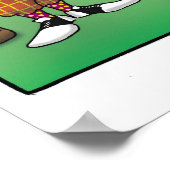 ゴルフおもしろいユーモスポスターギフト ポスター (角)