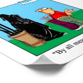 ゴルフおもしろいユーモスポスターギフト ポスター (角)