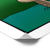 ゴルフおもしろいユーモスポスターギフト ポスター (角)