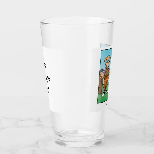 ゴルフおもしろいユーモビアグラス タンブラーグラス (右)