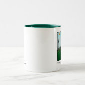 ゴルフおもしろいユーモマグ ツートーンマグカップ (中央)