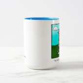 ゴルフおもしろいユーモマグ ツートーンマグカップ (中央)