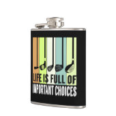 ゴルフおもしろいライフ選択クラブ フラスク (左)
