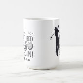 ゴルフおもしろいリタイア – おもしろい開始 コーヒーマグカップ (中央)