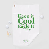 ゴルフおもしろい保、クールイーグル ゴルフタオル (インサイチュ)
