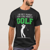 ゴルフおもしろい引用文ゴルフクラブゴルファーギフトアイディアgolfpl tシャツ (正面)