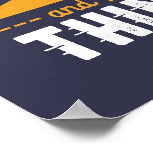 ゴルフおもしろい引用文Iゴ遊フと私は知っている ポスター (角)