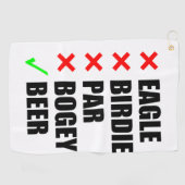 ゴルフおもしろい用語 ゴルフタオル (横)