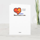 ゴルフおもしろい誕生日カー男性へド カード (裏面)