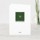 ゴルフおもしろい誕生日 カード (裏面)