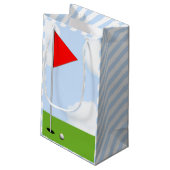 ゴルフおもしろい誕生日 スモールペーパーバッグ (裏面アングル)