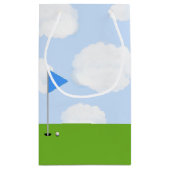 ゴルフおもしろい誕生日 スモールペーパーバッグ (裏面)