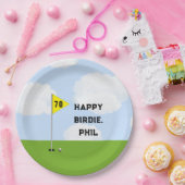 ゴルフおもしろい誕生日 ペーパープレート (パーティー)